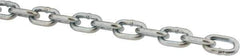 Peerless Chain - #2 Welded Straight Link Machine Chain - 325 Lb Capacity, Steel, Zinc Plated Finish - All Tool & Supply