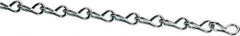 Made in USA - 0.047" Diam Steel Single Jack Chain - 5 Lb Load Limit, #18, Zinc Plated Finish - All Tool & Supply