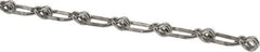 Campbell - 0.091" Diam Steel Single Loop Chain - 155 Lb Load Limit, #2, Hot Galvanized Finish, 1.08" Inside Length - All Tool & Supply