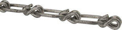 Campbell - 0.177" Diam Steel Single Loop Chain - 580 Lb Load Limit, #5/0, Hot Galvanized Finish, 2.15" Inside Length - All Tool & Supply