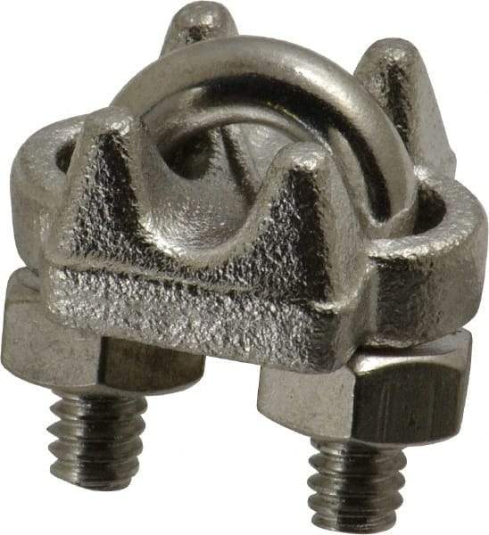 Campbell - 3/16" Wire Rope U-Bolt Clip - 316 Stainless Steel - All Tool & Supply