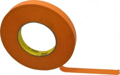 3M - 3/4" Wide x 60 Yd Long Orange Paper Masking Tape - Series 2525, 9.5 mil Thick, 49 In/Lb Tensile Strength - All Tool & Supply