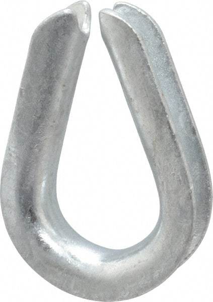 Campbell - 5/16" Wire Rope Thimble Clip - Steel, Heavy-Galvanized - All Tool & Supply