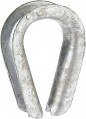 Campbell - 5/8" Wire Rope Thimble Clip - Steel, Heavy-Galvanized - All Tool & Supply