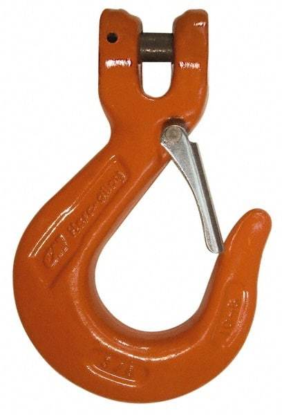 CM - 3/4 Inch Chain Diameter, Grade 80 Clevis Hook - 28,300 Lbs. Load Capacity, 13/16 Inch Inside Diameter, 2-1/2 Inch Hook Throat, 1-3/4 Inch Hook Width - All Tool & Supply