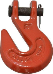 Campbell - 5/16 Inch Chain Diameter, Grade 70 Clevis Hook - 5,100 Lbs. Load Capacity, 15/32 Inch Inside Diameter, 7/16 Inch Pin Diameter, 3/8 Inch Hook Throat - All Tool & Supply