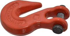 Campbell - 3/8 Inch Chain Diameter, Grade 70 Clevis Hook - 7,100 Lbs. Load Capacity, 17/32 Inch Inside Diameter, 1/02 Inch Pin Diameter, 7/16 Inch Hook Throat - All Tool & Supply