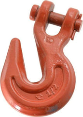 Campbell - 1/2 Inch Chain Diameter, Grade 70 Clevis Hook - 12,000 Lbs. Load Capacity, 21/32 Inch Inside Diameter, 21/32 Inch Pin Diameter, 9/16 Inch Hook Throat - All Tool & Supply