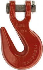 Campbell - 5/8 Inch Chain Diameter, Grade 70 Clevis Hook - 18,100 Lbs. Load Capacity, 13/16 Inch Inside Diameter, 25/32 Inch Pin Diameter, 3/4 Inch Hook Throat - All Tool & Supply