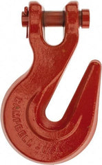 Campbell - 3/4 Inch Chain Diameter, Grade 70 Clevis Hook - 28,300 Lbs. Load Capacity, 15/16 Inch Inside Diameter, 15/16 Inch Pin Diameter, 13/16 Inch Hook Throat - All Tool & Supply