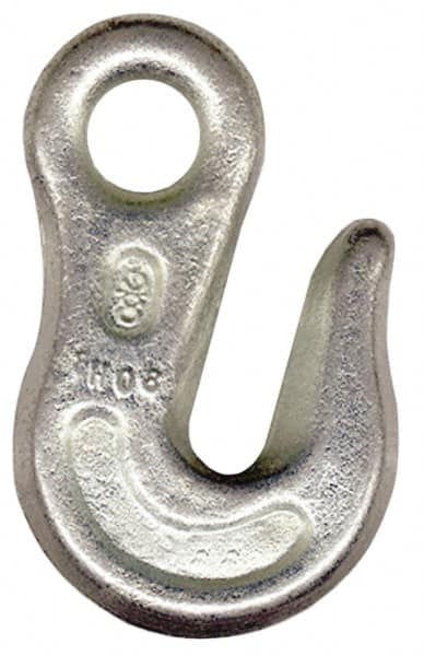 CM - 2,600 Lb Capacity, Chain Grade 43, Carbon Steel Eye Hook - All Tool & Supply