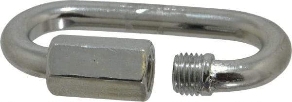 Campbell - Zinc Plated Carbon Steel Quick Link - 5/16" Diameter, 1,760 Lb Load Limit - All Tool & Supply