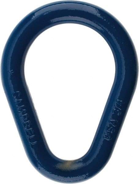 Campbell - Carbon Steel Pear Shape Sling Link - 3/4" Diameter, 6,000 Lb Load Limit - All Tool & Supply