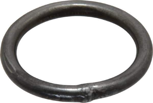 Campbell - 3/16 Inch Wire Size Welding Ring - 1-1/4 Inch Inside Diameter, 200 Lbs. Load Limit, Bright Finish - All Tool & Supply