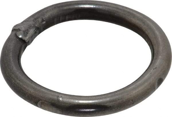 Campbell - 1/4 Inch Wire Size Welding Ring - 1-1/2 Inch Inside Diameter, 450 Lbs. Load Limit, Bright Finish - All Tool & Supply