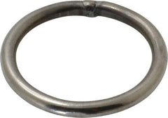 Campbell - 1/4 Inch Wire Size Welding Ring - 2 Inch Inside Diameter, 350 Lbs. Load Limit, Bright Finish - All Tool & Supply