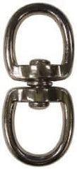 Value Collection - 3-3/8" Long Oval Deluxe Swivel Eye Bolt Snap - Zinc Alloy with 5/16" Snap Opening - All Tool & Supply