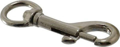 Value Collection - 2-3/8" Long Oval Swivel Eye Bolt Snap - Zinc Alloy with 1/4" Snap Opening - All Tool & Supply