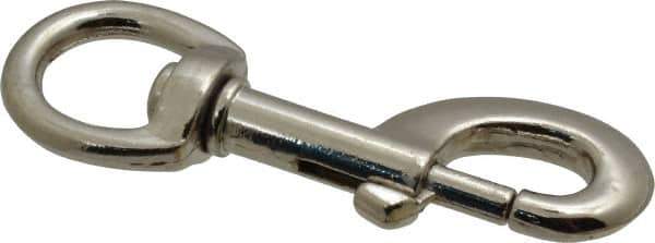 Value Collection - 3-3/8" Long Oval Swivel Eye Bolt Snap - Zinc Alloy with 5/16" Snap Opening - All Tool & Supply