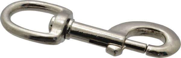 Value Collection - 3-1/2" Long Oval Swivel Eye Bolt Snap - Zinc Alloy with 5/16" Snap Opening - All Tool & Supply