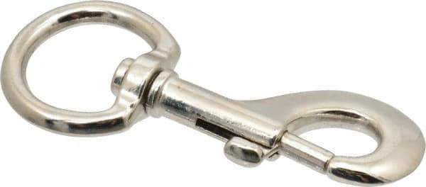 Value Collection - 4-5/16" Long Oval Swivel Eye Bolt Snap - Zinc Alloy with 1/2" Snap Opening - All Tool & Supply