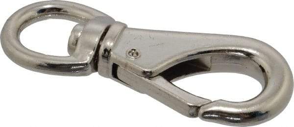 Value Collection - 3-1/4" Long Swivel Eye Boat Snap - Zinc Alloy with 1/2" Snap Opening - All Tool & Supply