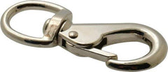 Value Collection - 3-5/16" Long Swivel Eye Boat Snap - Zinc Alloy with 1/2" Snap Opening - All Tool & Supply