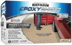 Rust-Oleum - 2 Gal (2) One Gallon Cans Gloss Dunes Tan 2 Part Epoxy Floor Coating - <250 g/L VOC Content - All Tool & Supply