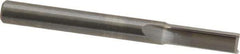 Onsrud - 1/4" Diam, 1/4" Shank Diam, 3/4" Length of Cut, 2 Flute Double Edge Straight Router Bit - 2-1/2" Overall Length, Right Hand Cut, Solid Carbide - All Tool & Supply