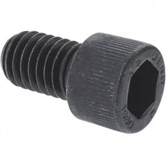 Unbrako - 1/4-20 UNC Hex Socket Drive, Socket Cap Screw - Alloy Steel, Black Oxide Finish, 5-1/2" Length Under Head - All Tool & Supply