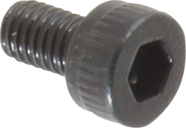 Unbrako - M3x0.50 Metric Coarse Hex Socket Drive, Socket Cap Screw - Grade 12.9 Alloy Steel, Black Oxide Finish, 5mm Length Under Head - All Tool & Supply