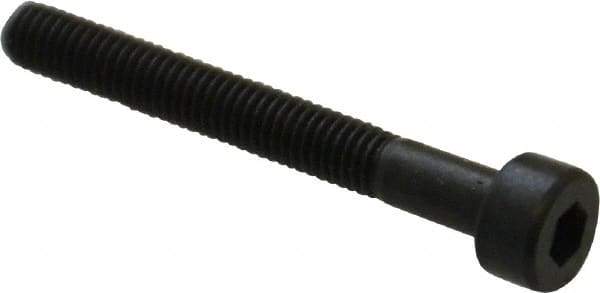 Unbrako - M3x0.50 Metric Coarse Hex Socket Drive, Socket Cap Screw - Grade 12.9 Alloy Steel, Black Oxide Finish, 25mm Length Under Head - All Tool & Supply