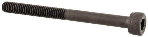 Unbrako - M3x0.50 Metric Coarse Hex Socket Drive, Socket Cap Screw - Grade 12.9 Alloy Steel, Black Oxide Finish, 35mm Length Under Head - All Tool & Supply