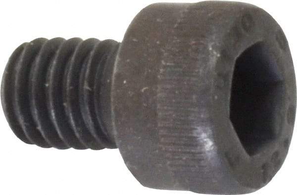 Unbrako - M6x1.00 Metric Coarse Hex Socket Drive, Socket Cap Screw - Grade 12.9 Alloy Steel, Black Oxide Finish, 8mm Length Under Head - All Tool & Supply