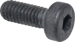 Unbrako - M4x0.70 Metric Coarse Hex Socket Drive, Low Socket Cap Screw - Grade 10.9 Alloy Steel, Black Oxide Finish, 10mm Length Under Head - All Tool & Supply