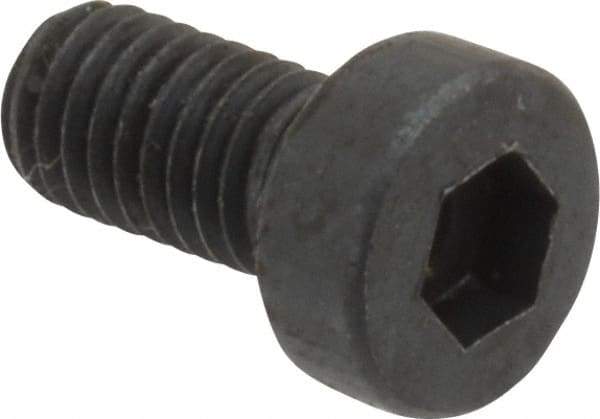 Unbrako - M5x0.80 Metric Coarse Hex Socket Drive, Low Socket Cap Screw - Grade 10.9 Alloy Steel, Black Oxide Finish, 10mm Length Under Head - All Tool & Supply