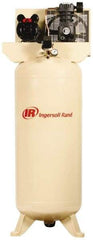 Ingersoll-Rand - 3 hp, 60 Gal Stationary Electric Vertical Air Compressor - Single Phase, 135 Max psi, 230 Volt - All Tool & Supply