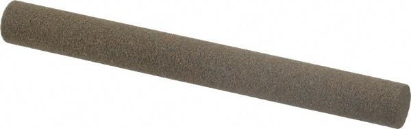 Norton - 4" Long x 3/8" Diam x 3/8" Thick, Aluminum Oxide Sharpening Stone - Round, Coarse Grade - All Tool & Supply