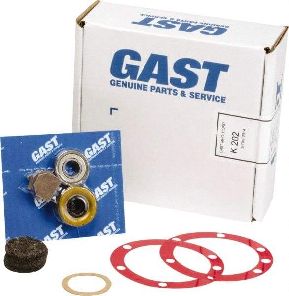 Gast - Air Actuated Motor Accessories Type: Repair Kit For Use With: 2AM-NCW-7B & 2AM-NCC-16F - All Tool & Supply