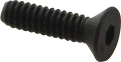 Unbrako - #10-24 UNC Hex Socket Drive, 82° Flat Screw - Alloy Steel, Black Oxide Finish, 3/4" OAL - All Tool & Supply