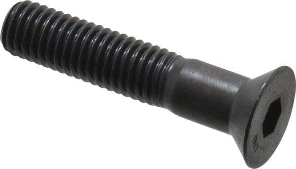 Unbrako - 1/2-13 UNC Hex Socket Drive, 82° Flat Screw - Alloy Steel, Black Oxide Finish, 2-1/2" OAL - All Tool & Supply