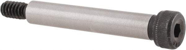 Unbrako - 1/4" Shoulder Diam x 1-1/2" Shoulder Length, #10-24 UNC, Hex Socket Shoulder Screw - 8 Alloy Steel, 0.357 to 3/8" Head Diam - All Tool & Supply