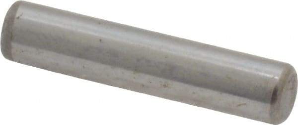 Unbrako - 3/16" Diam x 7/8" Pin Length Grade 8 Alloy Steel Oversized Dowel Pin - C 60 (Surface) & C 50-58 Hardness, 4,140 Lb Breaking Strength, 1 Beveled & 1 Rounded End - All Tool & Supply