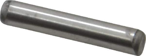 Unbrako - 5/16" Diam x 1-3/4" Pin Length Grade 8 Alloy Steel Oversized Dowel Pin - C 60 (Surface) & C 50-58 Hardness, 11,500 Lb Breaking Strength, 1 Beveled & 1 Rounded End - All Tool & Supply