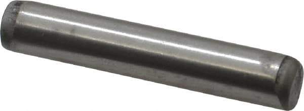 Unbrako - 5/16" Diam x 2" Pin Length Grade 8 Alloy Steel Oversized Dowel Pin - C 60 (Surface) & C 50-58 Hardness, 11,500 Lb Breaking Strength, 1 Beveled & 1 Rounded End - All Tool & Supply