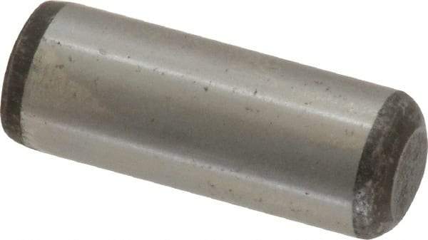 Unbrako - 3/8" Diam x 1" Pin Length Grade 8 Alloy Steel Oversized Dowel Pin - C 60 (Surface) & C 50-58 Hardness, 16,580 Lb Breaking Strength, 1 Beveled & 1 Rounded End - All Tool & Supply