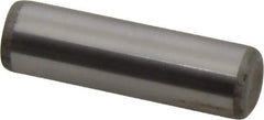 Unbrako - 7/16" Diam x 1-1/2" Pin Length Grade 8 Alloy Steel Oversized Dowel Pin - C 60 (Surface) & C 50-58 Hardness, 22,540 Lb Breaking Strength, 1 Beveled & 1 Rounded End - All Tool & Supply