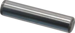 Unbrako - 7/16" Diam x 2" Pin Length Grade 8 Alloy Steel Oversized Dowel Pin - C 60 (Surface) & C 50-58 Hardness, 22,540 Lb Breaking Strength, 1 Beveled & 1 Rounded End - All Tool & Supply