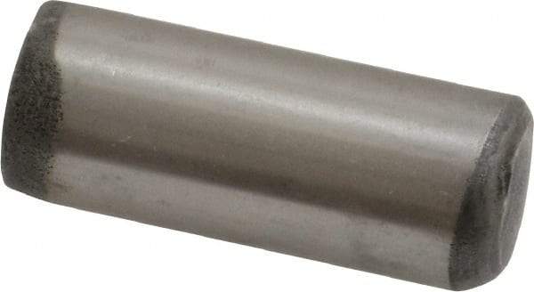 Unbrako - 1/2" Diam x 1-1/4" Pin Length Grade 8 Alloy Steel Oversized Dowel Pin - C 60 (Surface) & C 50-58 Hardness, 29,460 Lb Breaking Strength, 1 Beveled & 1 Rounded End - All Tool & Supply