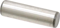 Unbrako - 1/2" Diam x 1-3/4" Pin Length Grade 8 Alloy Steel Oversized Dowel Pin - C 60 (Surface) & C 50-58 Hardness, 29,460 Lb Breaking Strength, 1 Beveled & 1 Rounded End - All Tool & Supply